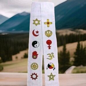 Interfaith Minister's Stole white
